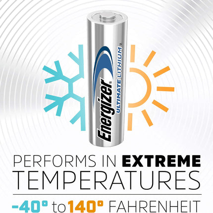 Energizer Ultimate Lithium Batteries Batteries AA, 4 Each