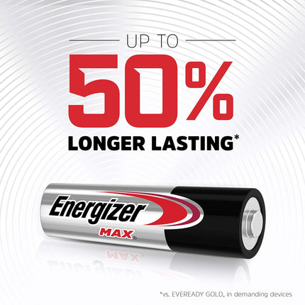 Energizer Max Premium AA Batteries, Alkaline Double A Battery, 24 Count