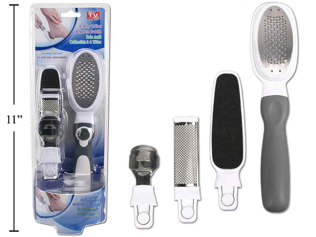AS SEEN ON TV 4-Way Callus Remover Paddle - 82083