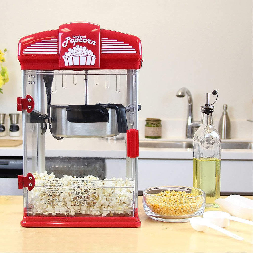 WESTBEND 82515 Hot Oil Theater Style Popcorn Popper Machine - Blemished package with full warranty