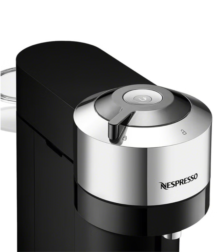 Nespresso Vertuo Next Deluxe Espresso and Coffee Machine by De'Longhi with 12 oz.Travel Mug and $20 Nespresso coffee voucher
