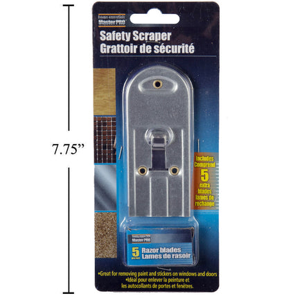 HOME ESSENTIALS 4-In Safety Scraper with 5 Blades - 83330