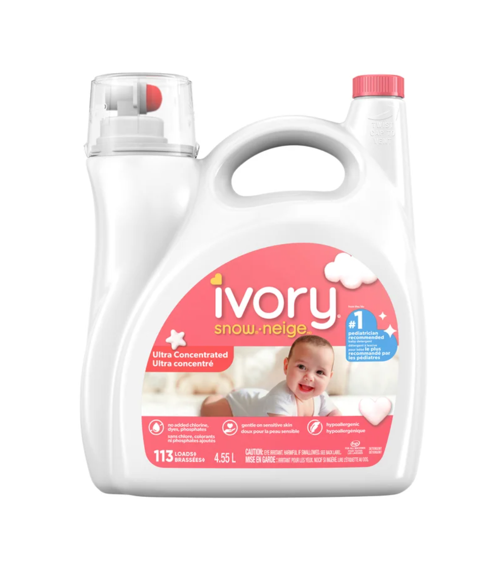 Ivory Snow Newborn Liquid Laundry Detergent, 113 wash loads
