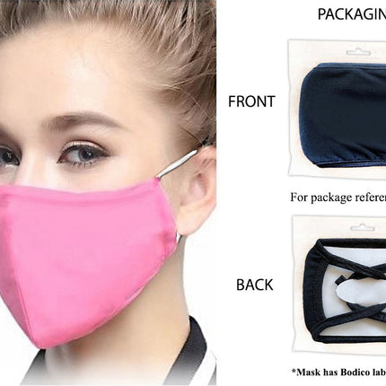 BODICO Pink Washable Face Mask - 84160