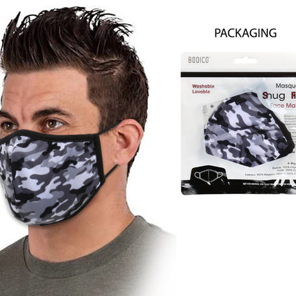 BODICO Washable Camo Face Mask - 84177