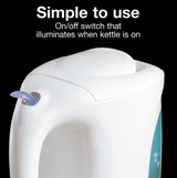 PROCTOR SILEX KETTLE 1L - WHITE #K2070PS
