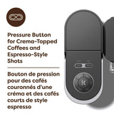 Keurig , K-Crema Single Serve Coffee & Espresso Maker , Black