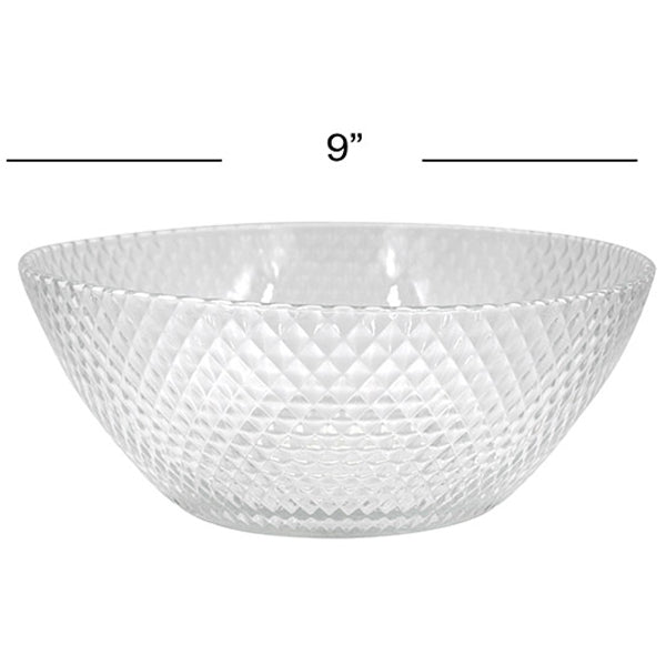 Houseware Dot Glass Bowl 9IN