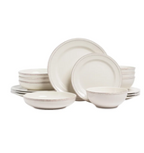 over&back Stoneware Dinnerware Set, 16-pieces