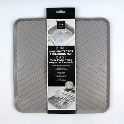 ITY 2-in-1 Sink Protector & Draining Mat - 90113