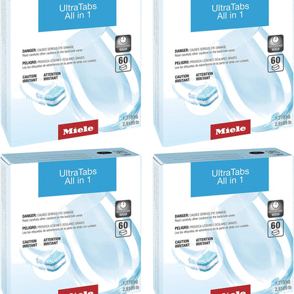 Miele UltraTabs All in 1 Dishwasher Detergent Tablets 60/120/240-Pieces