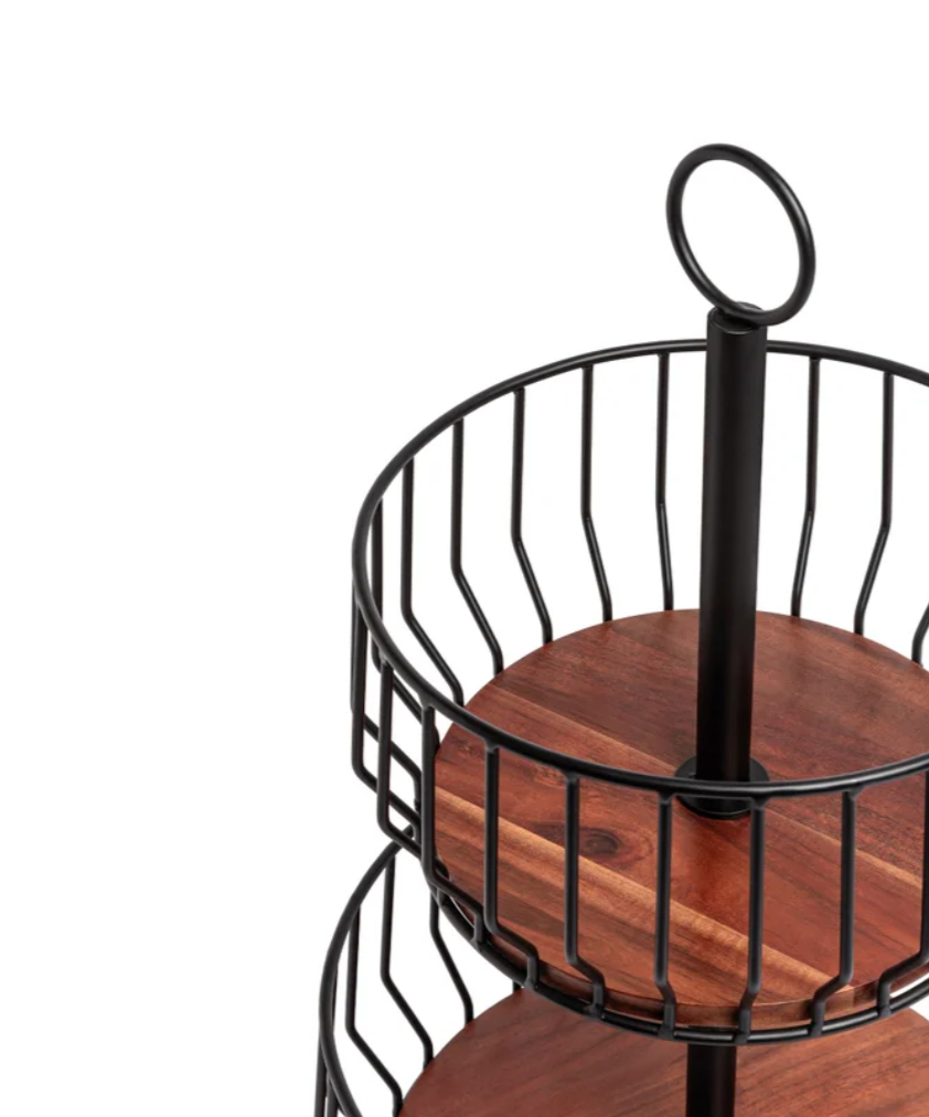 over&back 2 Tier Basket