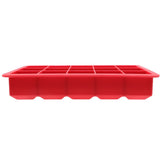 STARFRIT 092833 Silicone Ice Cube Tray - 15 cubes Red