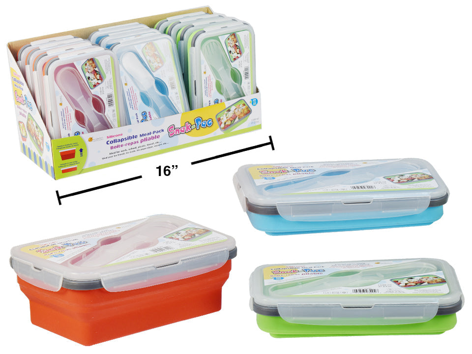 SNAK PAC Silicone Meal-Pack with Cutlery - 93092