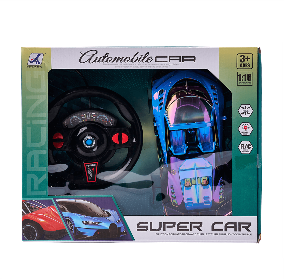 SUPER CAR R/C 1:16 SCALE 12"X14"