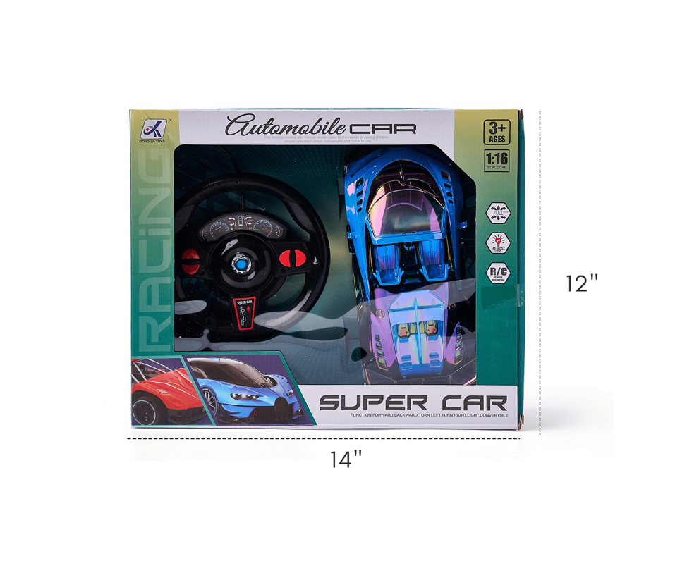 SUPER CAR R/C 1:16 SCALE 12"X14"