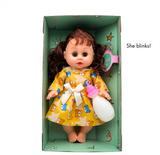 BABY DOLL W/ BOTTLE 13"
