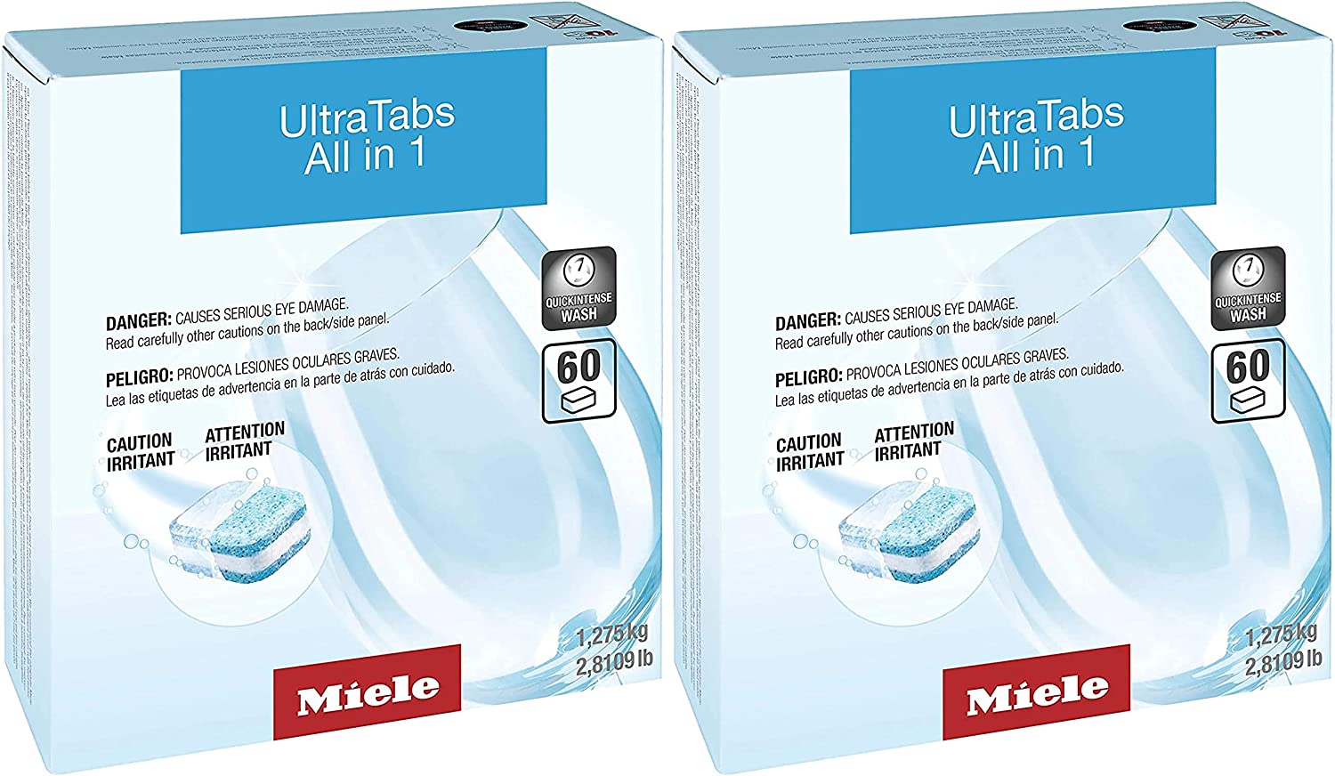 Miele UltraTabs All in 1 Dishwasher Detergent Tablets 60/120/240-Pieces