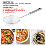 STARFRIT 098277 Set of 3 Stainless Steel Asian Style Spider Strainers