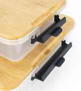 Sabatier Snacklebox Set with Bamboo Lid, 2-pieces