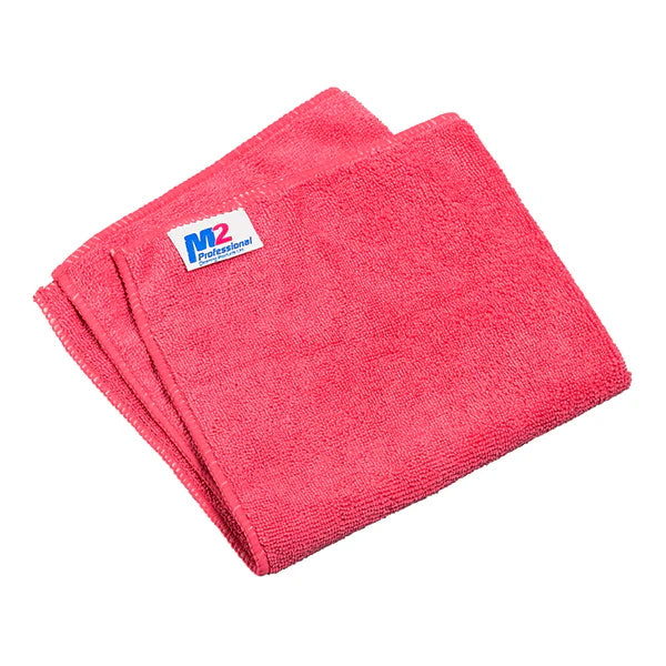M2 Microfibre Cloth 16 Red 10x12 ct