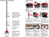 Vileda EasyWring Microfibre Spin Mop & Bucket Floor Cleaning System