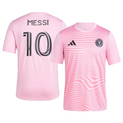 Maillot de match performant adidas Lionel Messi Inter Miami CF #10 pour homme, Noir