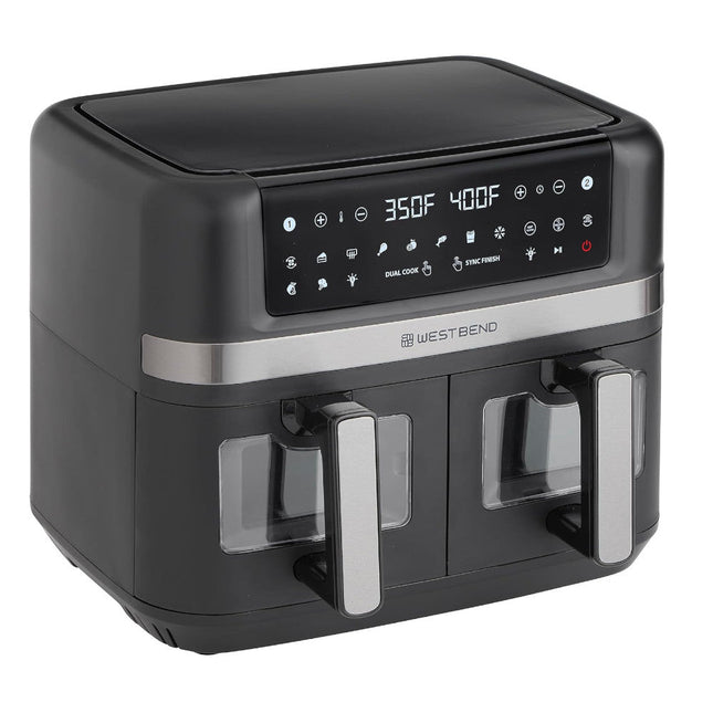 WEST BEND AFWB10BK13 Dual Basket 10QT Digital Air Fryer