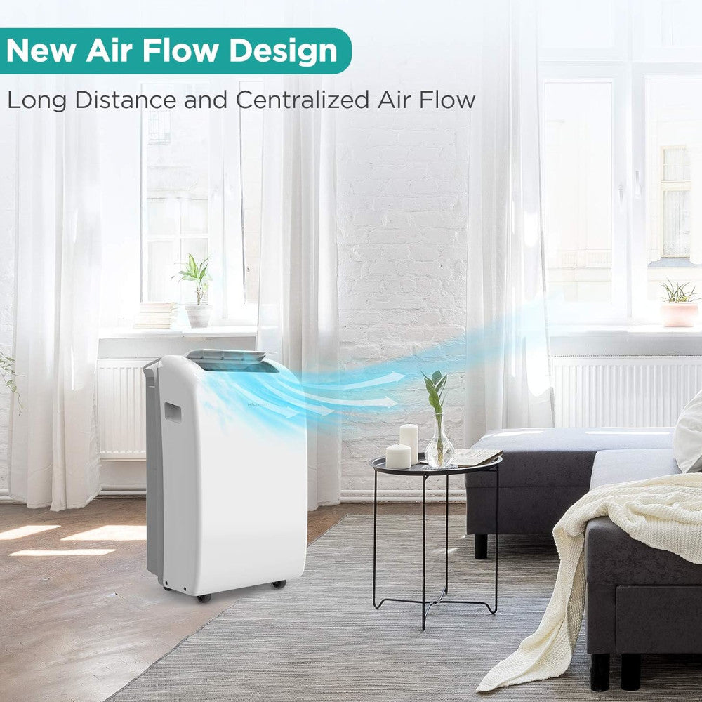 HISENSE 10,500 BTU (SACC 7,000 BTU) 300 SF 3-in-1 Portable Air Conditioner - Factory certified with Home Essentials Warranty