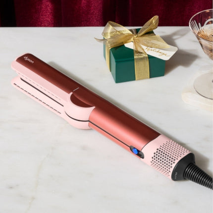 DYSON OFFICIAL OUTLET- Airstrait Straightener-Strawberry Bronze/Blush Pink- Refurbished (EXCELLENT) with 1 year Dyson Warranty