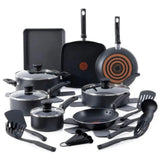 T-FAL B495LSID Kitchen Solutions 22pc Cookware Set - Blemished package with full warranty