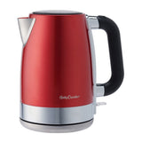 BETTY CROCKER BC-3710CMRWM Red Metallic 7-Cup Cordless Electric Kettle