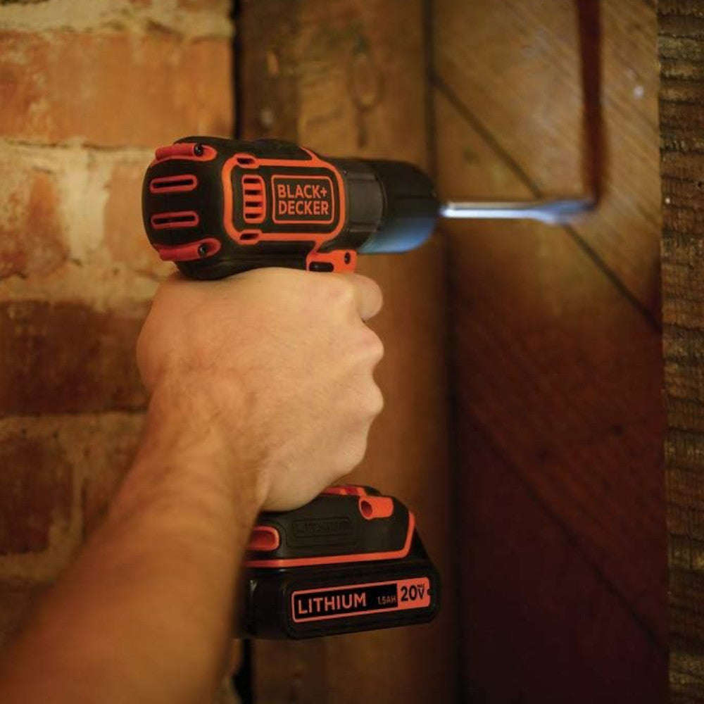 BLACK+DECKER BDCDE120C 20V MAX* POWERCONNECT 3/8 in. Cordless Drill/Driver with AUTOSENSE