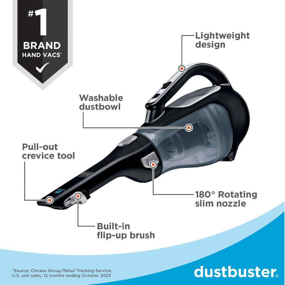 BLACK+DECKER BDH2000L 20V Cordless Dustbuster Vacuum