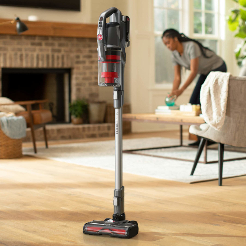 HOOVER BH53641VDE ONEPWR® Emerge+ Cordless Stick Vacuum Kit with 2 Batteries Factory serviced with Home Essentials warranty