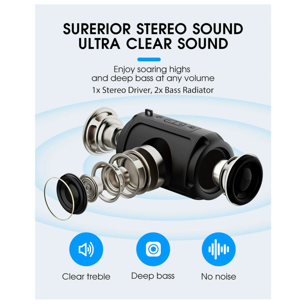 LFS BTSPEAKERV1 Bluetooth Portable Wireless Waterproof Mini Speaker