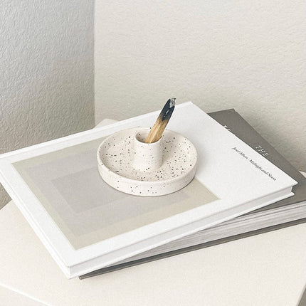 Palo Santo Holder - White