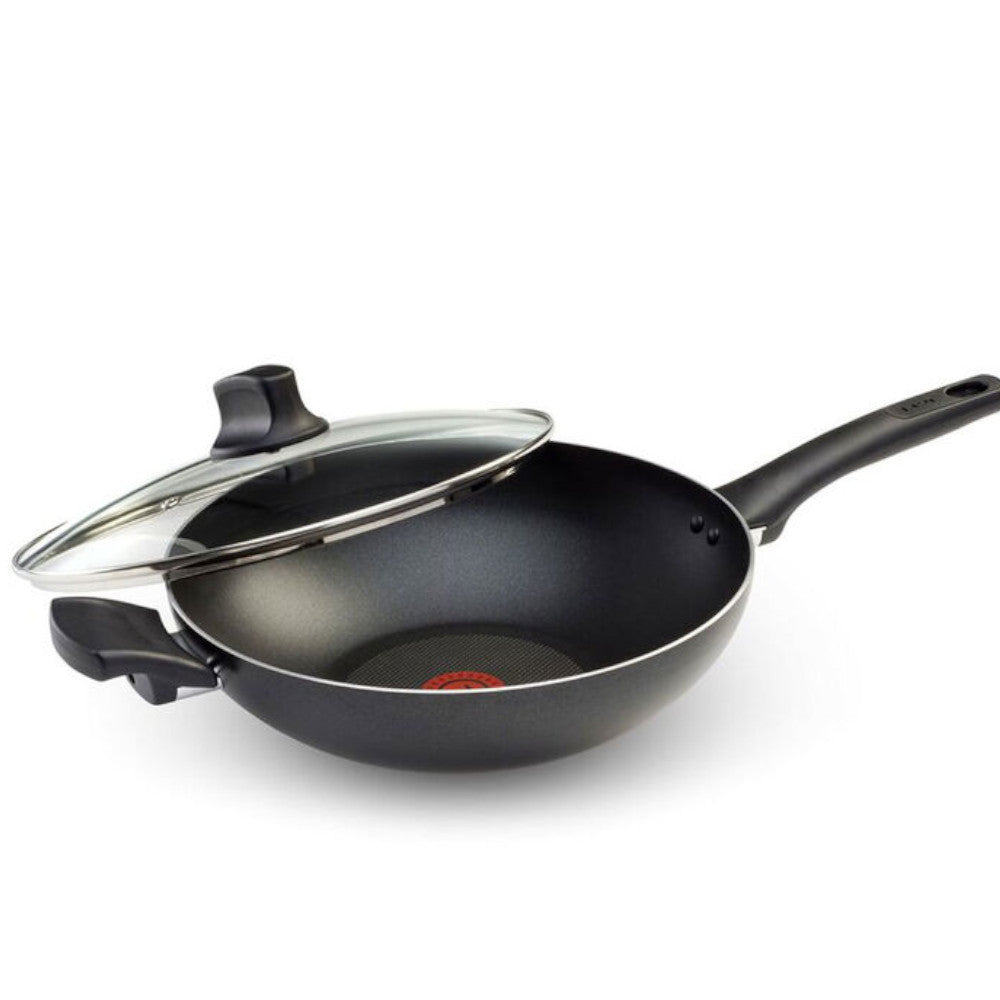T-FAL C5269054 Intuition 30cm Wok With Lid