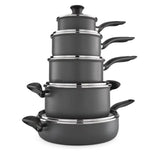 T-FAL 10Pc Hard Titanium Cookware Set - C706SC55