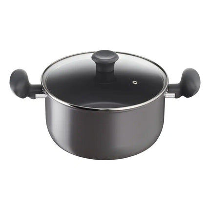 T-FAL 10Pc Hard Titanium Cookware Set - C706SC55