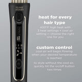 InfinitiPRO Conair CD2112C Cool Air Styler for Cascading Waves in Black