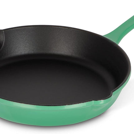 CUISINART CI22-24SGNC 10" (25cm) Cast Iron Round Fry Pan in Sea Green