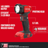 CRAFTSMAN CMCK600D2 V20* Cordless 6 Tool Combo Kit (2 Batteries) - Refurbished with Craftsman Warranty