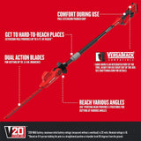 CRAFTSMAN CMCPHT818D1 20V MAX* Pole Cordless Hedge Trimmer, 18-Inch - Refurbished with Full Manufacturer Warranty