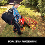 CRAFTSMAN CMEBL7000-CA Leaf Blower/Vacuum and Mulcher, 3 in 1 Wearable Yard Cleaner