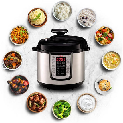 T-FAL Rapid Pro 12 in 1 Electric Pressure Cooker - Blemished package with full warranty - CY505E51