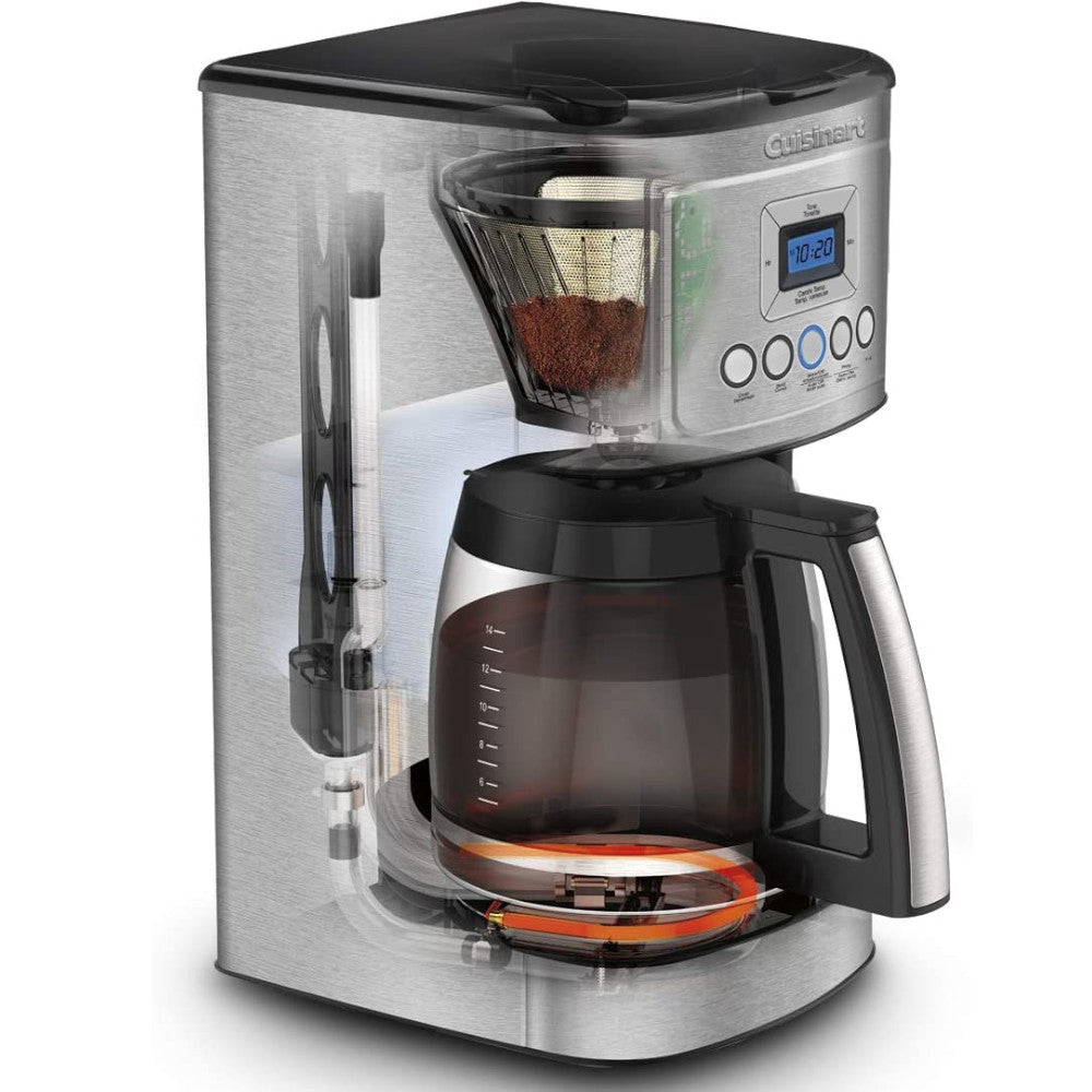 CUISINART  DCC-3200 14-Cup Programmable Coffeemaker Grade A Refurbished with Cuisinart Warranty