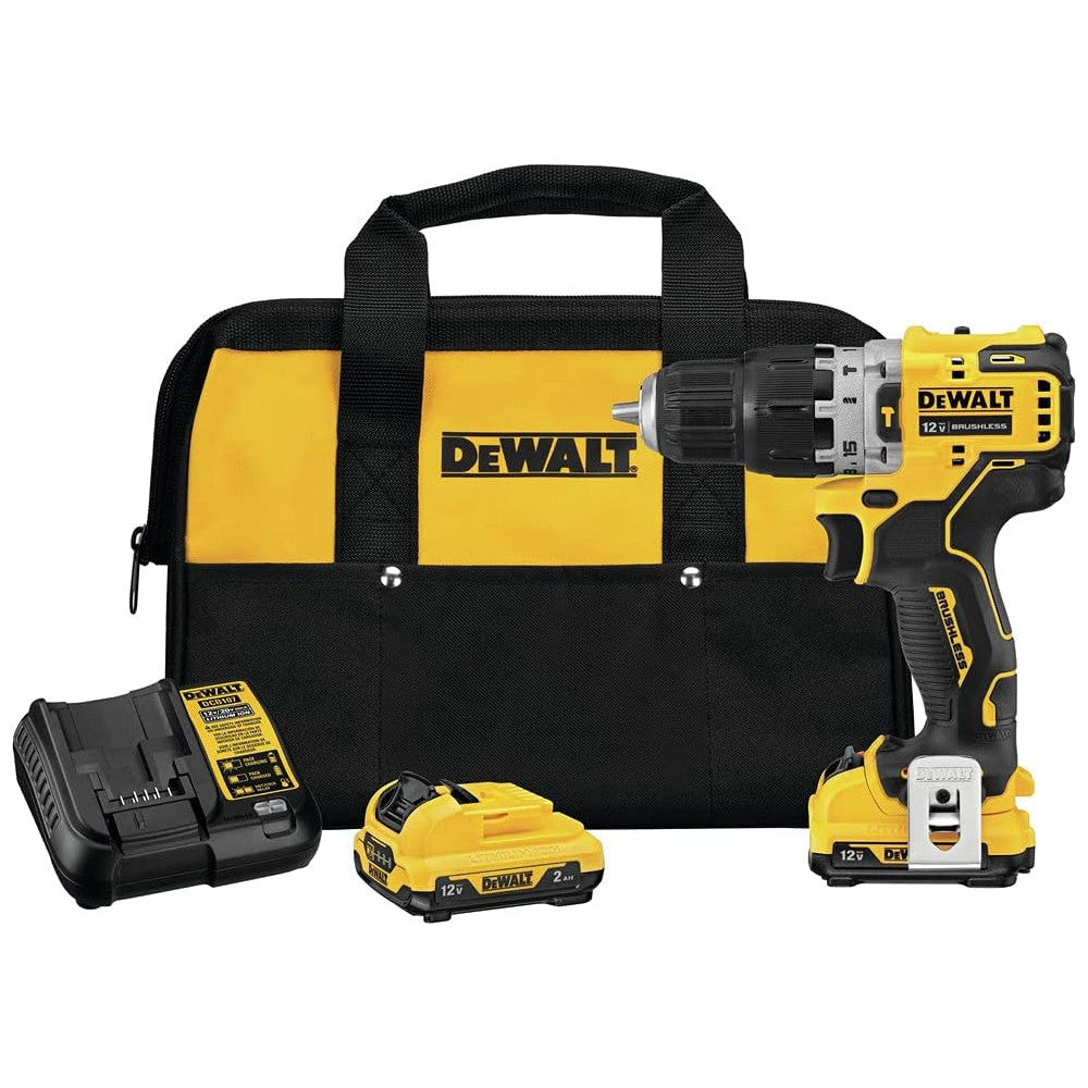 DEWALT DCD706F2 12V MAX XTREME Compact Hammer Drill/Driver Kit - Refurbished with Dewalt Warranty
