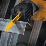 DEWALT 6" 18 TPI Metal Cutting Reciprocating Saw Blades (5 pack) - DW4811