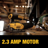 DEWALT DWE6411K Palm Sander, 1/4 Sheet - Refurbished with Dewalt Warranty